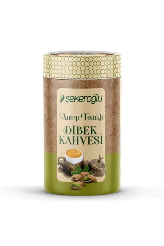 Şekeroğlu Antep Fıstıklı Dibek Kahvesi 200 gr Silindir