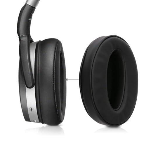 Sennheiser HD 450BT/ 4.50SE/ 4.50SE/ 4.40BT/ 4.30G/4.20S/458BT / HD 350BT/ HD300 kablosuz kulaklıklar için yedek HD 4.50 BTNC kulaklık altlıkları, protein deri yumuşak bellek sünger kulak kupası