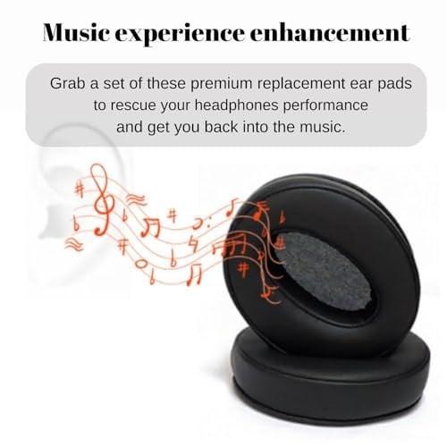 Sennheiser HD 450BT/ 4.50SE/ 4.50SE/ 4.40BT/ 4.30G/4.20S/458BT / HD 350BT/ HD300 kablosuz kulaklıklar için yedek HD 4.50 BTNC kulaklık altlıkları, protein deri yumuşak bellek sünger kulak kupası