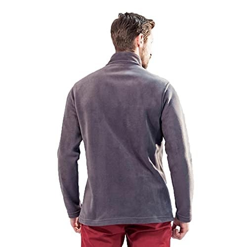 Şensel, Erkek Polar Mont, Koyu Gri -99E432- Fermuarlı, Cepli