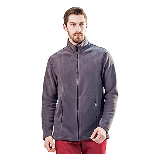 Şensel, Erkek Polar Mont, Koyu Gri -99E432- Fermuarlı, Cepli
