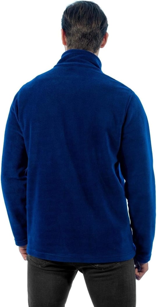 Şensel, Erkek Polar Mont, Saks Mavi -99E441- Cepli, Outdoor