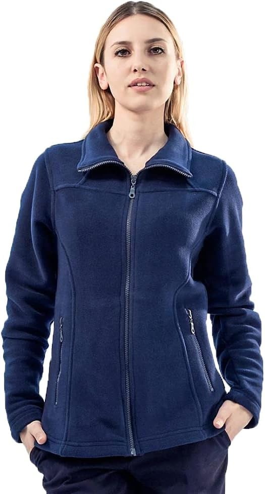 Şensel, Kadın Polar Mont, Lacivert -99E345- Fermuarlı, Outdoor
