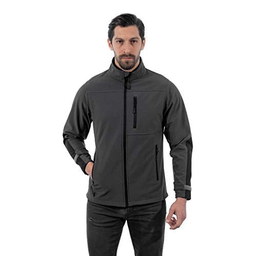 Şensel, SoftShell Mont, Koyu Gri -91E632- Su İtici