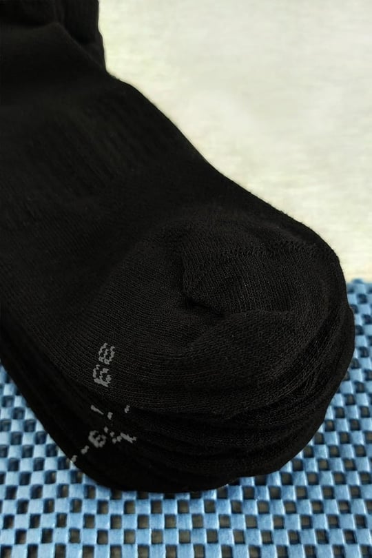 Sensu File Örgü Unisex 6Lı Patik Çorap
