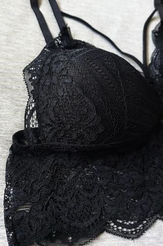 Sensu Kadın Dantelli Çapraz Askılı Bralet Büstiyer - Bra2026