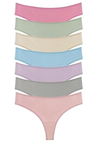 Sensu Kadın Fitilli Brazilian Tanga 7Li Paket Set