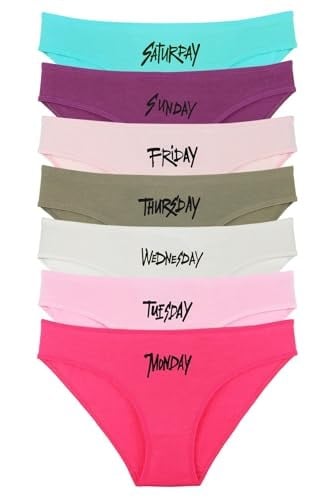 Sensu Kadın Gün Baskılı 7Li Ipli Bikini Külot