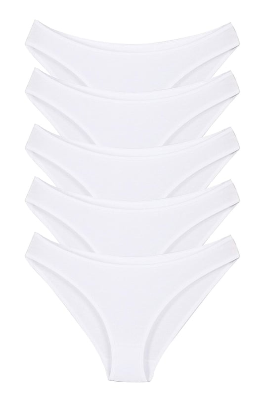 Sensu Kadın Günlük Pamuklu Külot Karışık Bikini Model 5Li Paket Kts1057