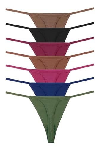 Sensu Kadın Ipli Brazilian Tanga 7li Külot Set Karışık Renkler Kts3022