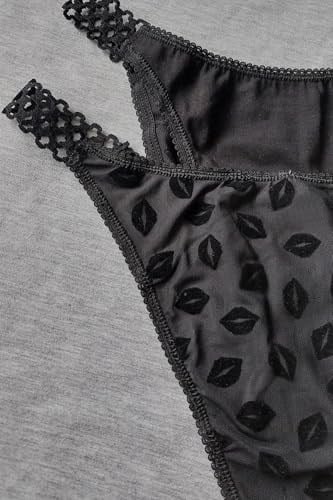 Sensu Kadın Tül Detaylı Slip Külot 5Li Paket - Kts4009Tül-3-Model1