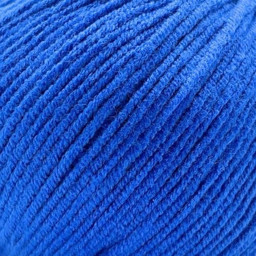 Sensy OriJeans İplik, Amigurumi Pamuk İpliği, Pamuk İpliği Tığ İşi,%60 Pamuk,%40 Akrilik, 49,5 g, 180 Yard, Ölçü 2 İnce (Saks Mavi)