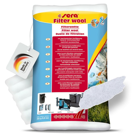 Sera Filtre Yünü 250 g, 8.5 oz. Akvaryum Filtre Aksesuarları