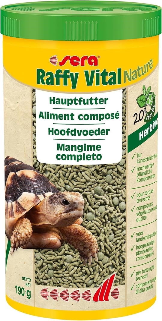 Sera Raffy Vital 1832 - Otlu sürüngenler için lezzetli ot çeşitliliği - Seçenekler: 1 l (1er Pack), 250 ml (1er Pack)