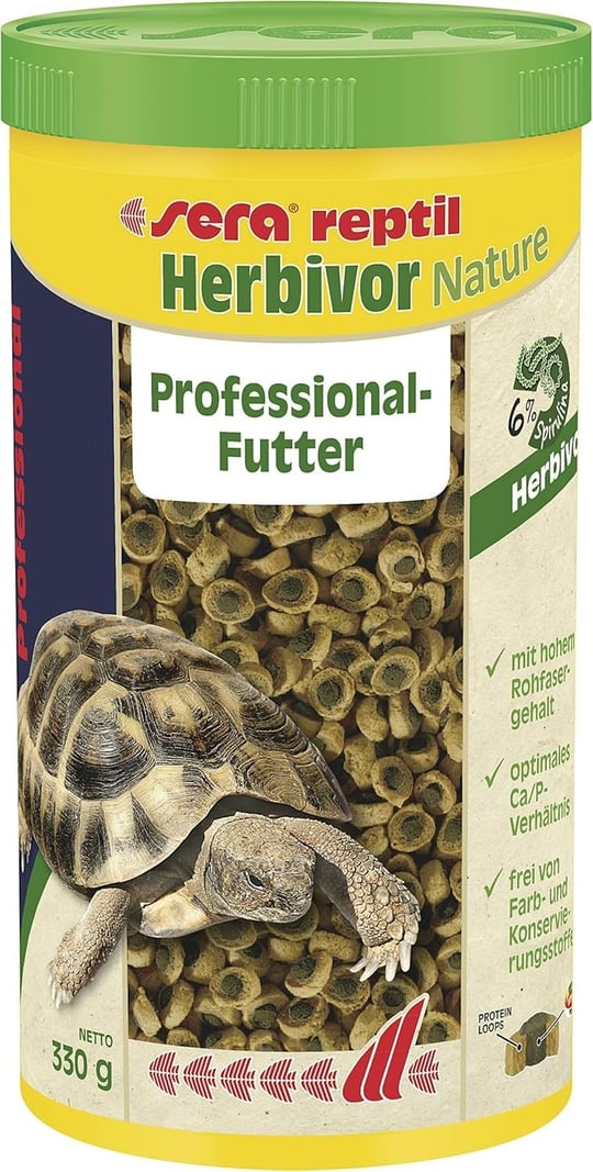 Sera Reptil Herbivor Nature 1000 ml Sürüngen Yemi