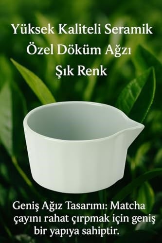 Seramik Matcha Çayı Köpürtme Kasesi Chawan mt245
