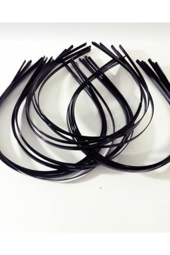 Sermet Süs Dünyası 12 Adet 3 Mm Siyah Metal Tel Taç