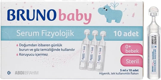 Serum Fizyolojik Damla 5 ml x 10 adet