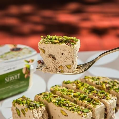 Servet Şeker İlavesiz Antep Fıstıklı Helva 400 gr