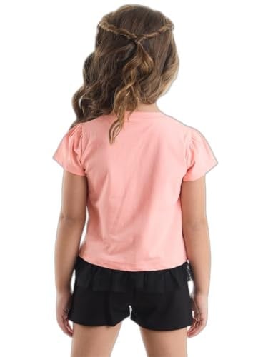 Sevimli Fare Kız Çocuk T-Shirt Şort Takım