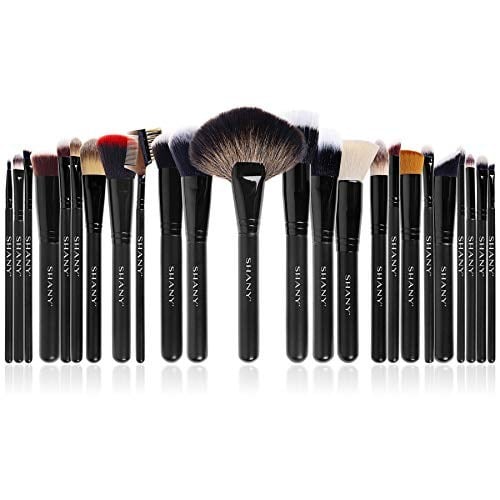 SHANY Masterpiece Pro İmza Fırça Seti - 24 parça El Yapımı Doğal/Sentetik Kıl Ahşap saplı