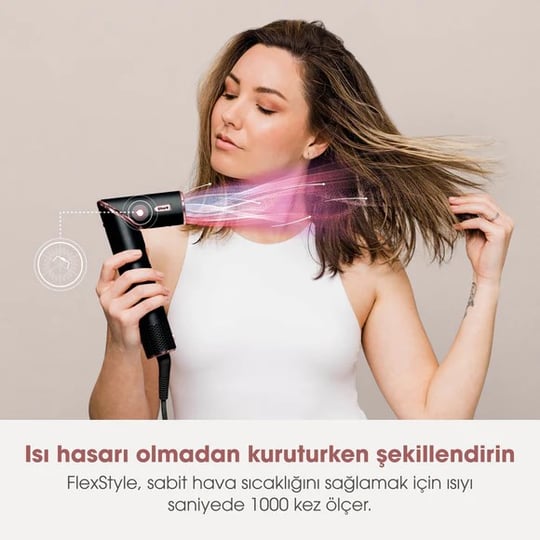 Shark FlexStyle 5-in-1 Saç Kurutma ve Şekillendirme Sistemi - Black