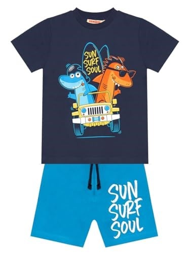 Shark Surf Erkek Çocuk T-shirt Şort Takım