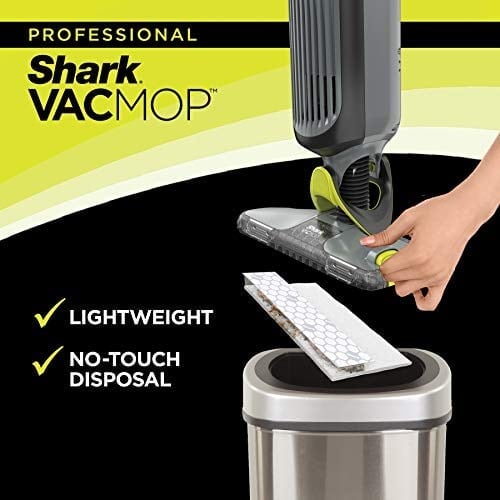 Shark VMP30 VACMOP Tek Kullanımlık Elektrikli Süpürge ve Paspas Pedleri, 30 Adet, Beyaz