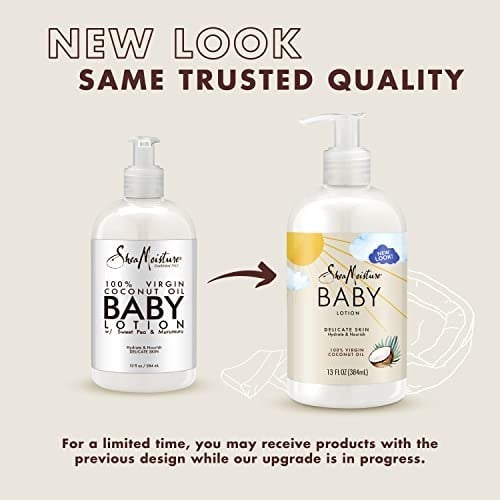 SHEA MOISTURE Baby%100 Saf Hindistan Cevizi Yağlı Bebek Losyonu 384ML