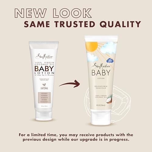 SHEA MOISTURE Baby%100 Saf Hindistan Cevizi Yağlı Bebek Losyonu 237ML
