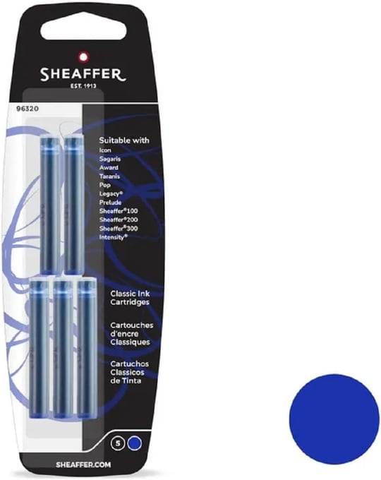 Sheaffer 96320 Dolma Kalem Kartuş Dolma Kalem Kartuş Mavi