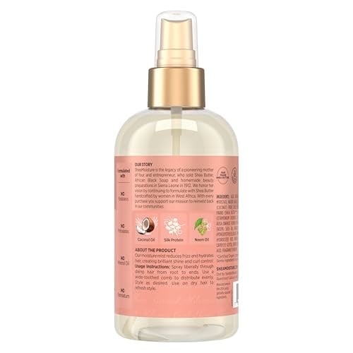 SheaMoisture Coconut & Hibiscus Tutuş ve Parlaklık İçin Nemlendirici Saç Spreyi 237 ml