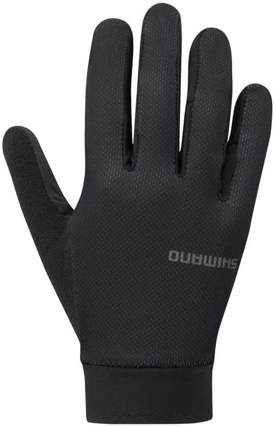 SHIMANO Unisex Yetişkin Ws Explorer FF Eldiven, Siyah, Tek Beden