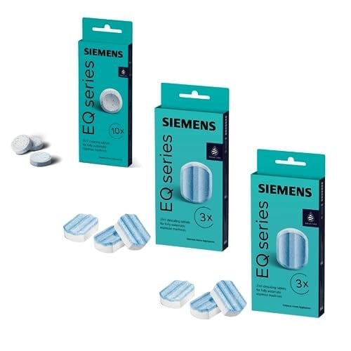 Siemens TZ80001 10 Reinigungstabletten + 6 Entkalkungstabletten TZ80002 EQ için