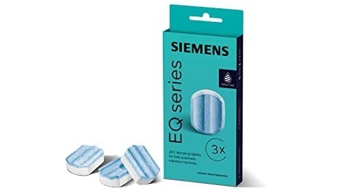 Siemens TZ80002B kireç çözücü tabletler, korozyona karşı korur, EQ serisi tam otomatik kahve makineleri için