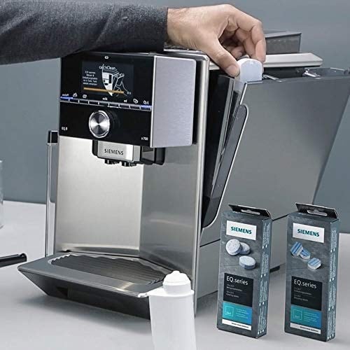 Siemens TZ80002B kireç çözücü tabletler, korozyona karşı korur, EQ serisi tam otomatik kahve makineleri için