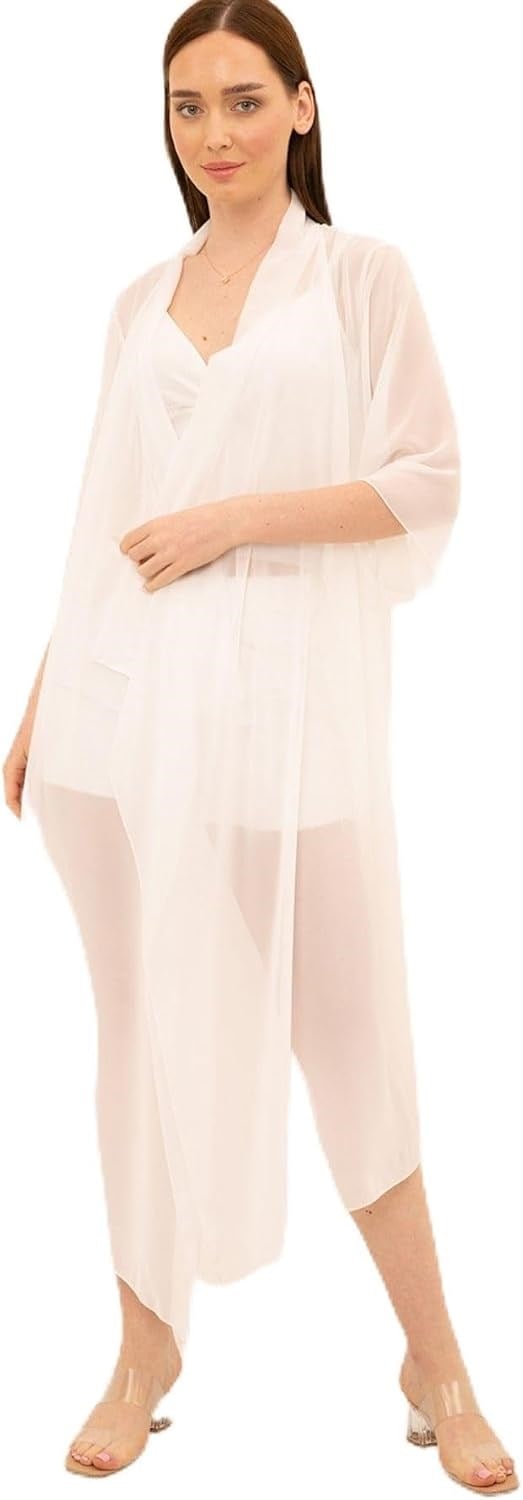 Şifon Yırtmaçlı Kimono&Hırka