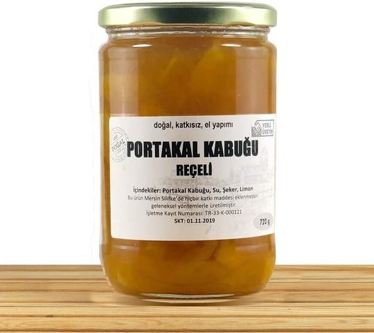 Silifke Sepeti Ev Yapımı Portakal Kabuğu Reçeli 760 Gr