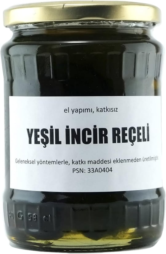 Silifke Sepeti Ev Yapımı Yeşil İncir Reçeli 760 Gr