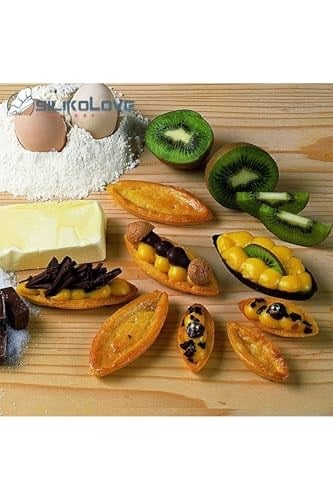 Siliko World Silikon Mekik Kalıbı Kek Pasta Kurabiye Kalıbı, Kırmızı