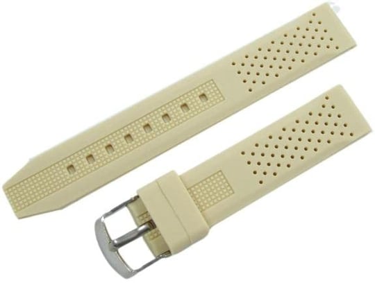 Silikon Saat Kordonu Spor Saat Kayışı Toz Tutmaz Mavi Haki Yeşil Siyah Beyaz Turuncu Sarı Krem 18mm 20mm 22mm 24mm