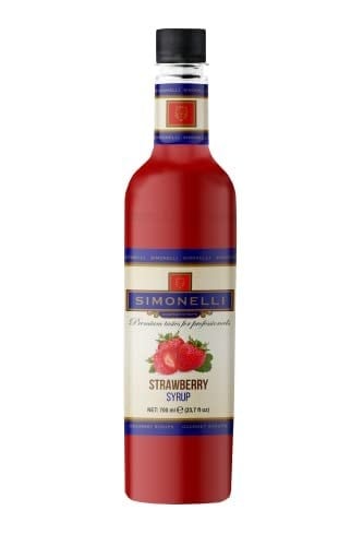 SIMONELLI Kahve Şurubu Çilek Aromalı 70 cl + POMPA