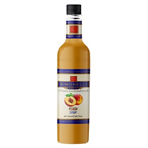 SIMONELLI Kahve Şurubu Şeftali Aromalı 70 cl + POMPA