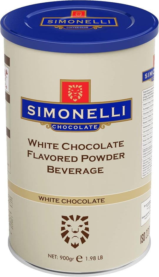 SIMONELLI Sıcak Çikolata Beyaz Çikolatalı 900 gr