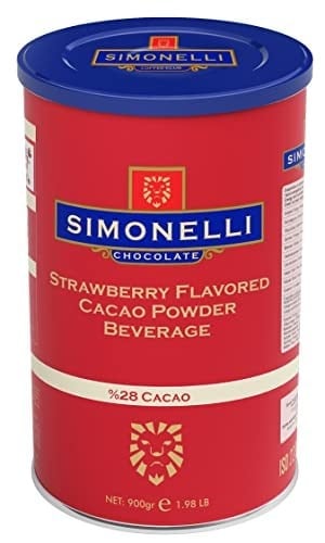SIMONELLI Sıcak Çikolata Çilekli 900 gr