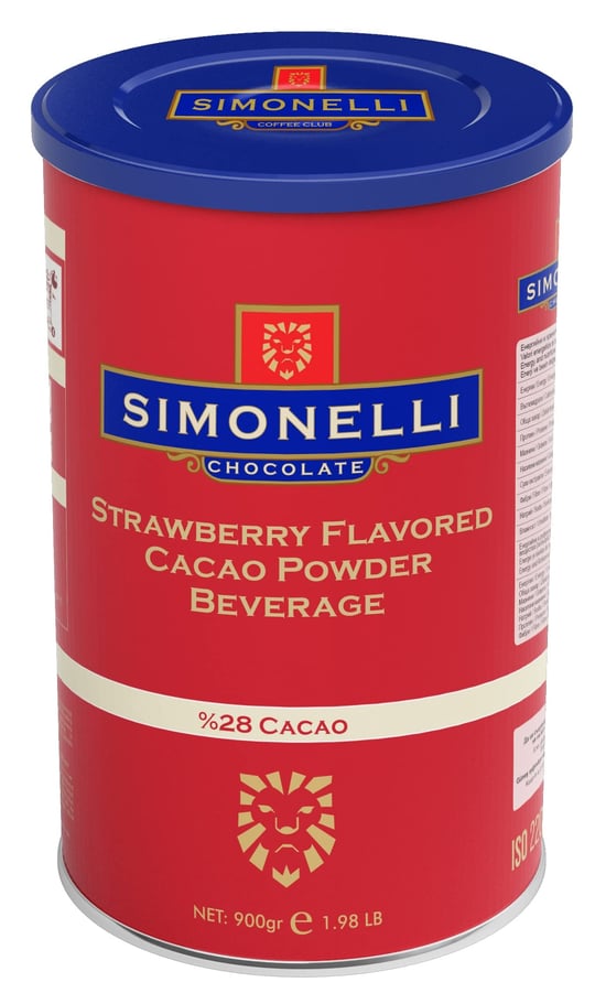 SIMONELLI Sıcak Çikolata Çilekli 900 gr