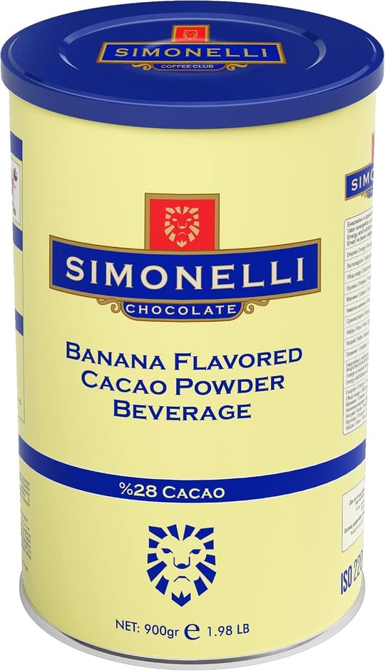 SIMONELLI Sıcak Çikolata Muzlu 900 gr