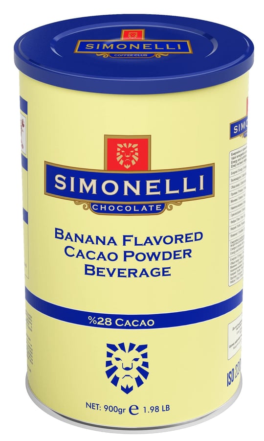 SIMONELLI Sıcak Çikolata Muzlu 900 gr