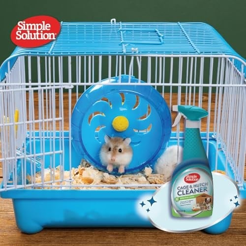 Simple Solution Cage & Hutch Cleaner Evcil Hayvan Kulübesi ve Kafesi Temizleyici Koku ve Leke Giderici Ahşap Metal ve Plastik Yüzeyler i - Seçenekler: 500 ml (Pack of 1), 500 ml (Pack of 1) (2 paketi)