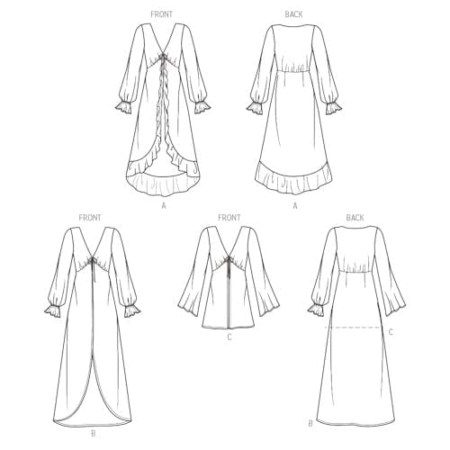 Simplicity Bayan Üst/Yelek Dikiş Deseni, Çok Renkli 2 Parça